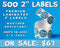 500 2" Custom Labels